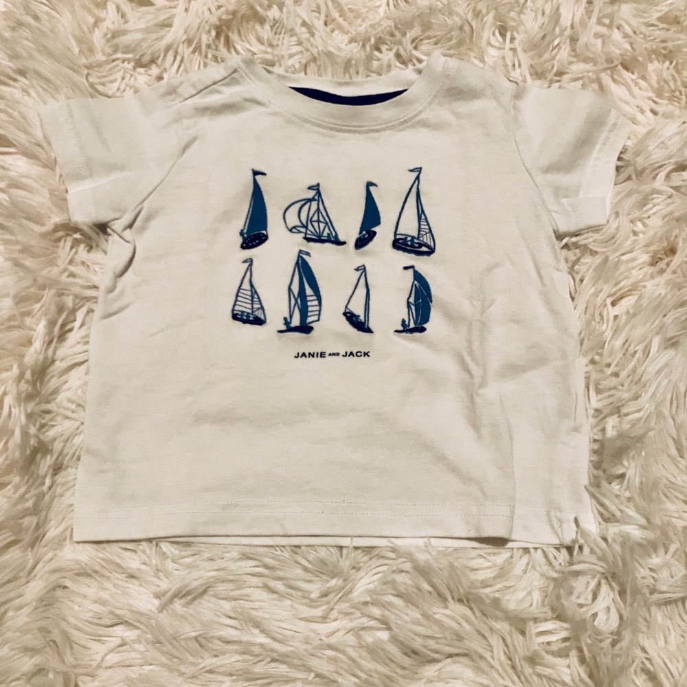 Janie and Jack Sailboat Tee